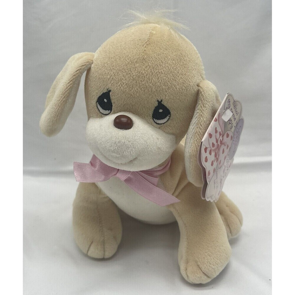 Precious Moments Tender Tails Plush Beanie Tippy the Puppy Dog 7” Stuffed Toy